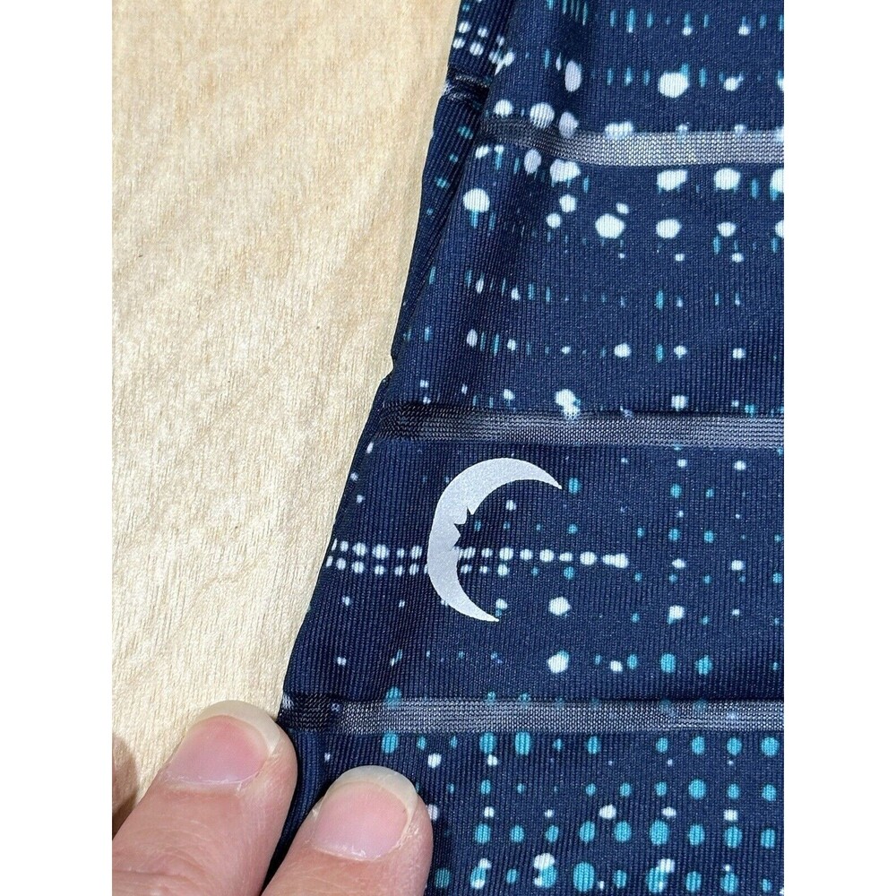 Zyia Active Navy Blue With Teal And White Spots Tank Size Small Shear Stripes - Picture 10 of 11